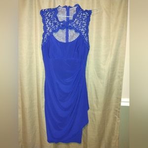 Royal blue cocktail dress by xscape
